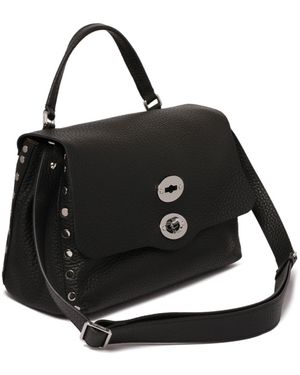 Zanellato Small Postina Top-Handle Cross Body Bag - Black