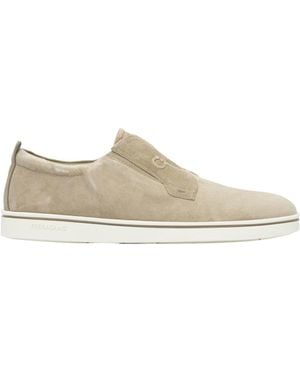 Ferragamo Slip-On Flats - Natural