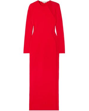 Stella McCartney Patchwork Knit Dress - Red