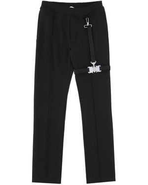 1017 ALYX 9SM Buckle-Detail Track Trousers - Black