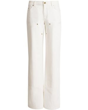 Balmain Loose-Fit Denim Jeans - White
