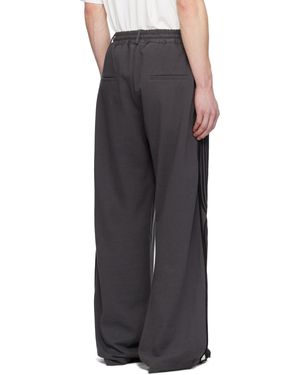 Song For The Mute Cotton Track Pants - Black