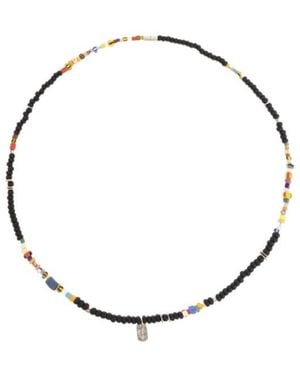 Paul Smith Beaded Necklace - Metallic