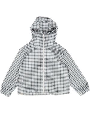 Jil Sander Checked Zip-Up Jacket - Grey