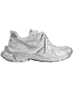 Balenciaga Runner 2.0 Lace-Up Trainers - White