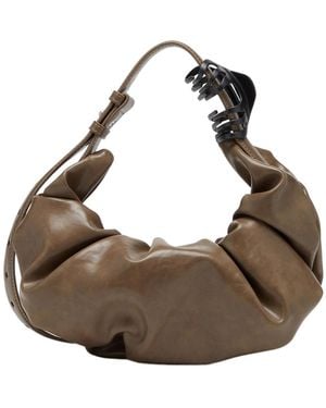 DIESEL Grab-D S Hobo Bag - Brown