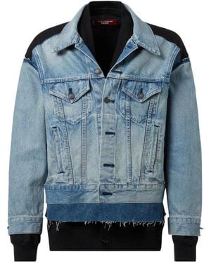 Junya Watanabe X Levi's Button-Down Denim Jacket - Blue