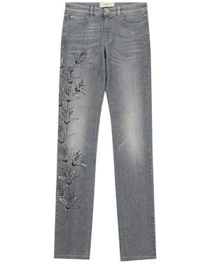 Weekend by Maxmara Logo Details Jeans - Grey