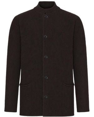 Roberto Collina Stand-Collar Jacket - Black