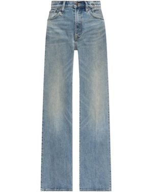 R13 Charlotte High-Rise Flared Jeans - Blue