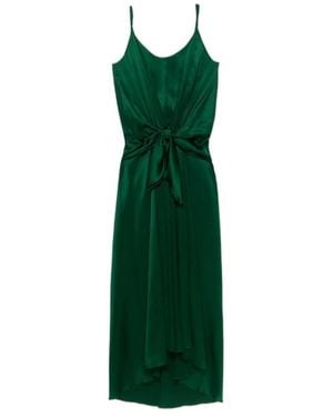 JW Anderson Jw Anderson Knotted Waist Longline Dress - Green