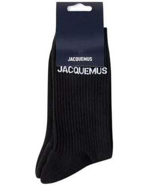 Jacquemus Logo Socks - Blue