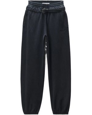 Alexander Wang T By Belted Relaxed Pants - Blue