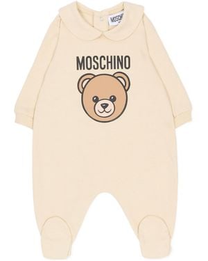 Moschino Bear Print Bodysuit - White