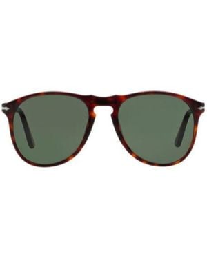 Persol Round Frame Sunglasses - Green