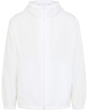 Prada Logo-Triangle Jacket - White