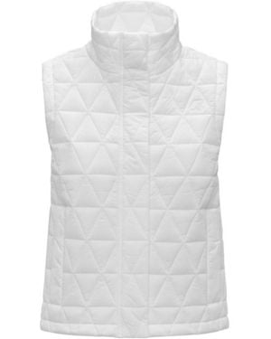 K-Way Quilted Sleeveless Jacket - White
