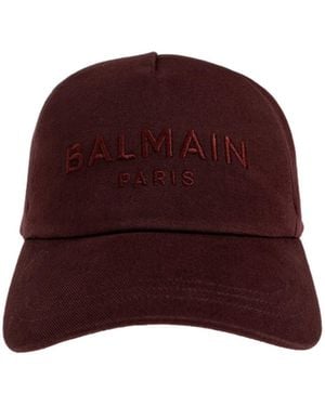 Balmain Baseball Cap - Red