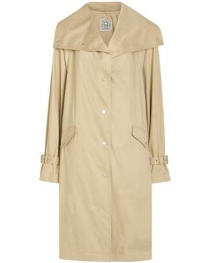 TOTEME Oversized Cotton-Poplin Trench - Natural