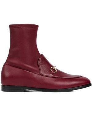 Gucci Jordaan Ankle Boot - Red
