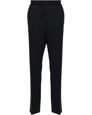 MSGM Logo-Waistband Tailored Trousers - Black