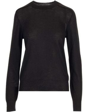 Bottega Veneta Crew-Neck Knitted Jumper - Black