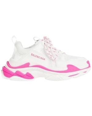 Balenciaga Triple S Low-Top Trainers - Yellow