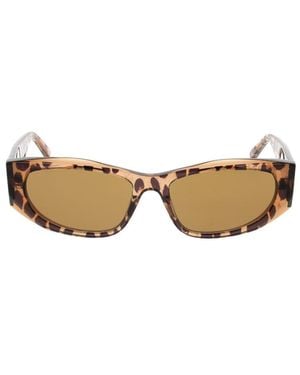 Givenchy Eyewear Cat Eye Frame Sunglasses - Metallic
