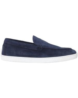 Christian Louboutin Varsiboat Slip-On Loafers - Blue