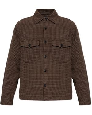 AllSaints Kanda Checked Overshirt - Brown