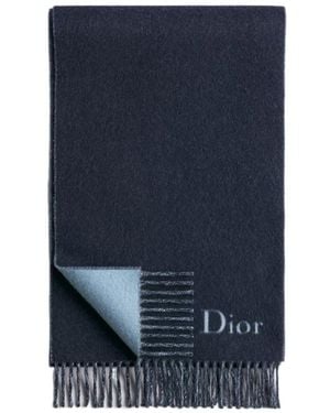 Dior Double-Sided Scarf - Blue