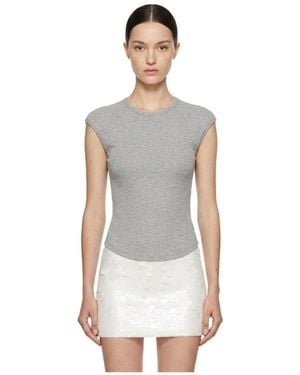 Marissa Chiara Crew Neck T-Shirt - Grey