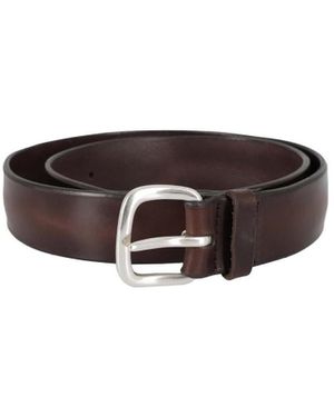 Orciani Leather Buckle Belt - Multicolour