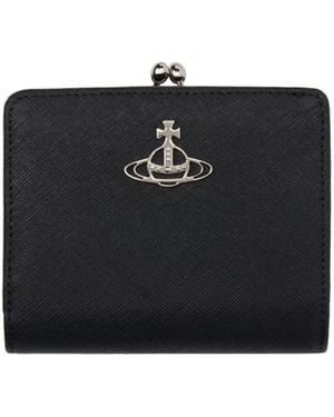 Vivienne Westwood Logo Plaque Wallet - Black