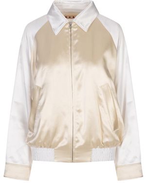 Marni Zipped Bomber Jacket - Natural