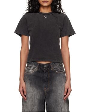 OTTOLINGER Pierced Fitted T-Shirt - Black