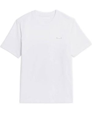 Helmut Lang Logo Embroidered Crewneck T-Shirt - White