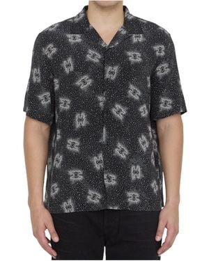 Celine Hawaiian Shirt - Black