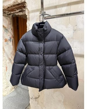 Balenciaga Hourglass Puffer - Blue