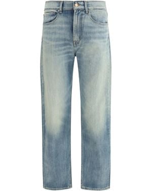 7 For All Mankind Jeans With Belt Loops - Blue
