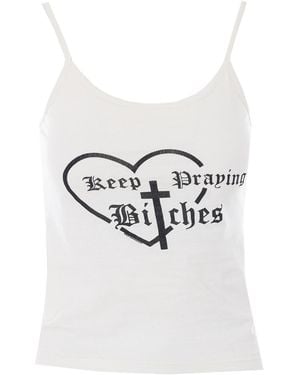 Willy Chavarria Printed Vest - White