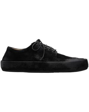 Marsèll Lace-Up Round Derby Shoes - Black