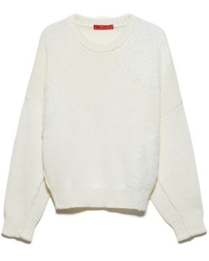 MAX&Co. Long Sleeve Sweater - White