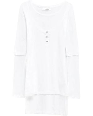 GIMAGUAS Gemma Henley Mini Dress - White