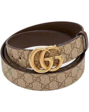 Gucci Gg Marmont Reversible Belt - Multicolour