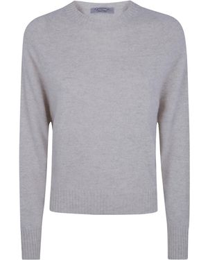 D.exterior Cashmere Crew Neck Jumper - Grey
