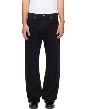 Agolde Non-Stretch Loose-Fit Jeans - Black