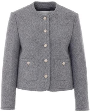 DUNST Long-Sleeved Jacket - Grey