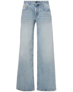 Balenciaga Baggy Wide-Leg Jeans - Blue