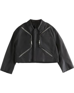 Rick Owens Heizer Mac Jacket - Black